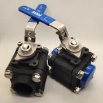 Lot Of 2: 1-1/2" Carbon Steel Ball Valves FNW321ASWJ Full Port Socket Weld. Fixed Price $195.00.