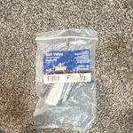 American Valve Viperlok 1/2 In Brass Ball Manual Blue Handle. Fixed Price $18.48.