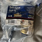 American Valve 3/4" Push Fit Ball G100VL Lot Of 12. Fixed Price $115.00.