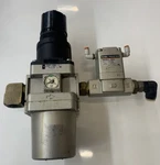 Smc AW60-N06E-Z Regulator / Filter With VNA301A-N20A Process Valve. Fixed Price $75.00.
