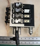 Bulk Lot Smc Solenoid Pneumatic Valve Assembly NVFS2100-5FZ W/ Manifold. Fixed Price $54.45.