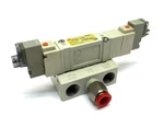 Smc SY5340-5L0Z Manifold Mounted Solenoid Valve 5-PORT. Fixed Price $40.49.
