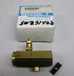 3/8" Fnpt Brass Needle Flow Control Valve (5 Gpm) Deltrol Pneu-trol F25B. Fixed Price $19.20.