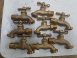 1/2 In. Mip And Swt X 3/4 Mht Lead Free Brass Hose Bibb Valves 8EA. Fixed Price $38.00.
