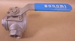 Bonomi 956N 1" Fnpt 3-WAY CF8M Stainless Steel Ball Valve , 1000 Wog. Fixed Price $99.95.