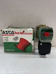 Asco Red Hat Solenoid Valve JKP8210G6 3/8 120/60, 110/50. Fixed Price $74.99.