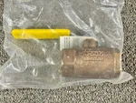 Apollo 1" 70-105-01 Threaded Ball Valve 600 Cwp Brass Usa Made. Fixed Price $33.66.