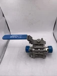 Gsp 1", 1000 Wog, CF8M Stainless Steel Sanitary Ball Valve. Fixed Price $20.00.