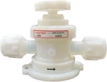 Valve Furon UPM2-61216-MT 1" Teflon Manual With Flared Fitting. Fixed Price $250.00.