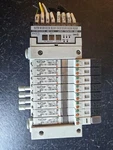Smc 8 Station Manifold W/ EX120-SMJ1 Serial Unit And VQ1301RY-5-X40.... Fixed Price $81.00.