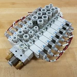 Smc 30-SY7120-5LZ-C8 Pneumatic Solenoid Valve Assembly, 24VDC, 0.7MPA Used. Fixed Price $208.47.
