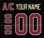 Peterborough Petes Customized Number Kit 2014-2015 Away Black Uniform. Fixed Price $39.99.