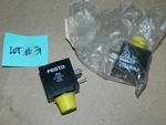 Festo MSV-3 Pneumatic Solenoid Coil 2 New Pieces In Lot # 31. Fixed Price $30.00.