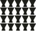 Loc-line X 1" Flare Nozzle Wide (20PCS) Part 49427-BLK. Fixed Price $43.00.