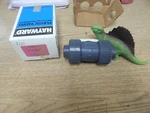 New Hayward TB10037T 3/8" True Ball Valve Pvc Threaded *free Shipping*. Fixed Price $14.89.