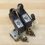 Smc VX2131 Solenoid Valve Assembly Manifold Block, 0.45MPA - Used. Fixed Price $11.36.