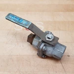 Jamesbury 1" 21-3600MT-0 Valve, Mtfe Seats, 316SS Ball/stem, 250WSP Used. Fixed Price $33.24.
