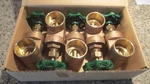 5, Ay Mcdonald 2034S & 1/4 Std. Port Gate Valve, Solder Connections, Brass. Fixed Price $42.99.