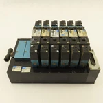 Mac 92B-FAB-BJ4-DM-DDAP-1DM Pneumatic Valve Bank 5/3 Way Open Center 24VDC. Fixed Price $250.89.