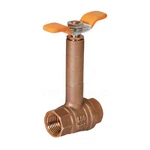 Midline Valve Brass Ball Long Bonnet With T-handle Fip Joints 1/2 IN-3/4IN. Fixed Price $18.99.