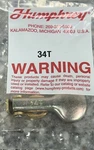 Humphrey Tac Mechanical Valve Operator Item: 34T Low Force Finger Tip. Fixed Price $17.99.