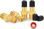 Godeson 1/8"NPT Tank Valve, Anti-corrosion Brass Schrader Npt, Yellow. Fixed Price $13.06.