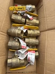 Jomar 1 In Full Port Ball Valve, Brass Press New. Fixed Price $20.00.