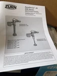 Zurn ZER6000AV-WS1-CPM All Chrome With Ez Flush Power Sensor. Fixed Price $175.00.