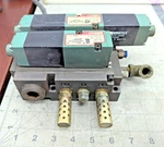 Numatics Flexiblock Manifold 081SA400M 081SS600M 225-285B Working Pull B7S4. Fixed Price $98.50.