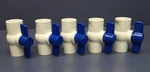 Lot Of Homewerks VBV-P40-E5M 1" Pvc Ball Valve. Fixed Price $24.00.