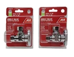2-PACK Keeney 4309738 ACE2621LF Quarter Turn Angle Valve Comp 3/8" X. Fixed Price $31.71.