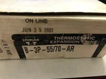 Sporlan Thermostatic Expansion Valve - B 3P 55/70 Ar. Fixed Price $41.50.