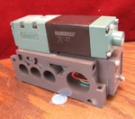Numatics 152SA400M017N61 Solenoid Valve 24VDC Pneumatic With Manifold. Fixed Price $175.00.