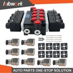 Labwork Heavy Duty 4 Spool Hydraulic Control Valve 12V Dc 13 Gpm 3600PSI. Fixed Price $399.34.
