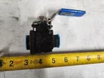 (lot Of 5) 3/8" Ball Valve Female Npt Threaded Carbon Steel 2000WOG FNW221AC. Fixed Price $31.68.