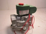 Asco JB8214037 Aluminum Fuel Gas Solenoid Valve With Test Port No, 3/4", 120V. Fixed Price $350.00.