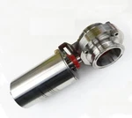 2'' Sanitary Butterfly Valve Pneumatic Actuator Tri Clamp Ss. Fixed Price $97.44.