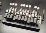 12 Bank Smc Nvfs 2100-3FZB Pneumatic Solenoid Valves. Fixed Price $118.87.