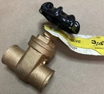 3/4 Gate Valve Ldr 020 1204 Brass 0.75 Inch Unrestricted Flow!!!. Fixed Price $8.46.