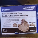 Febco LF825Y Bronze Reduced Pressure Zone Backflow Preventer Assembly, 3/4". Fixed Price $529.99.