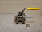 Tci TC-03K/S Stainless Steel Socket Weld Ball Valve ( 3/4" ) 1000 Wog CF8M New. Fixed Price $30.00.