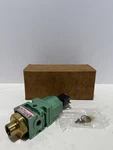 Numatics S21C-02AE Solenoid Shutoff Valve 150PSI New Old Stock Open Box. Fixed Price $280.00.