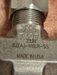 Parker 8Z(A)-V8LR-SS 1/2 Needle New, Swagelok Valves 316 TA07. Fixed Price $29.89.
