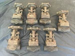 Lot Of Crane Fb B3604XU W Gate Valve 1/4" Class 800 1975 Psi. Fixed Price $55.00.