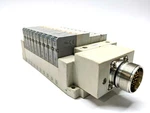 Smc SS5V1-W10CD-10U-N7 Manifold W/ 10X SV1100-5FU Solenoids. Fixed Price $134.99.
