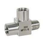 1/8 Npt Tee Pipe Fitting Female X 3 Ways Thread Adapter,.... Fixed Price $15.85.