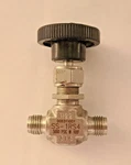 Swagelok SS-1RS4 Needle Valve 5000 Psig Stainless Steel 100 F 1/4 Inch 316. Fixed Price $65.00.