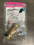Sharkbite 22222-0000LF Brass Push Ball Valve, 1/2 X Quick To Connect. Fixed Price $19.95.