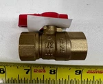 1/2" Nibco Female Npt Gas Ball Valve Brass GB1A N012116 600-CWP Standard Port. Fixed Price $10.97.