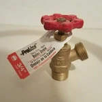 Mueller 102-704 Brass Body Proline Heavy Duty Boiler Drain 3/4" Mip Or 1/2" Fip. Fixed Price $11.95.